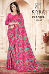 Pranjul Vol 2 By Kiyra Georgette Printed Daily Wear Saree Suppliers In India
